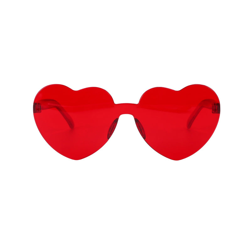 Dllween 5 Pack Heart Shaped Sunglasses