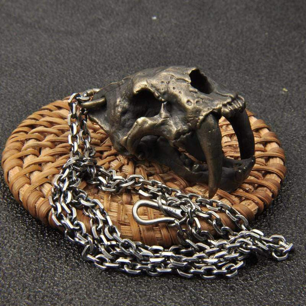 Saber tooth clearance tiger necklace