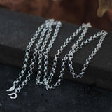 SILVER PENDANT WITH 3mm*60cm SILVER CHAIN HANDMADE SILVER PENDANT