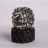 SILVER RING JEEP  TIRE STERLING SILVER RING