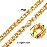 STAINLESS STEEL Chains SOLID CURB CHAIN STAINLESS STEEL CHAIN