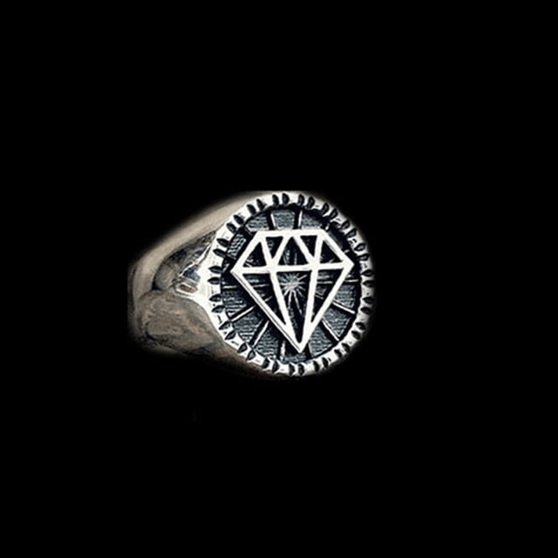STAINLESS STEEL FASHION PENTAGON STAINLESS STEEL RING