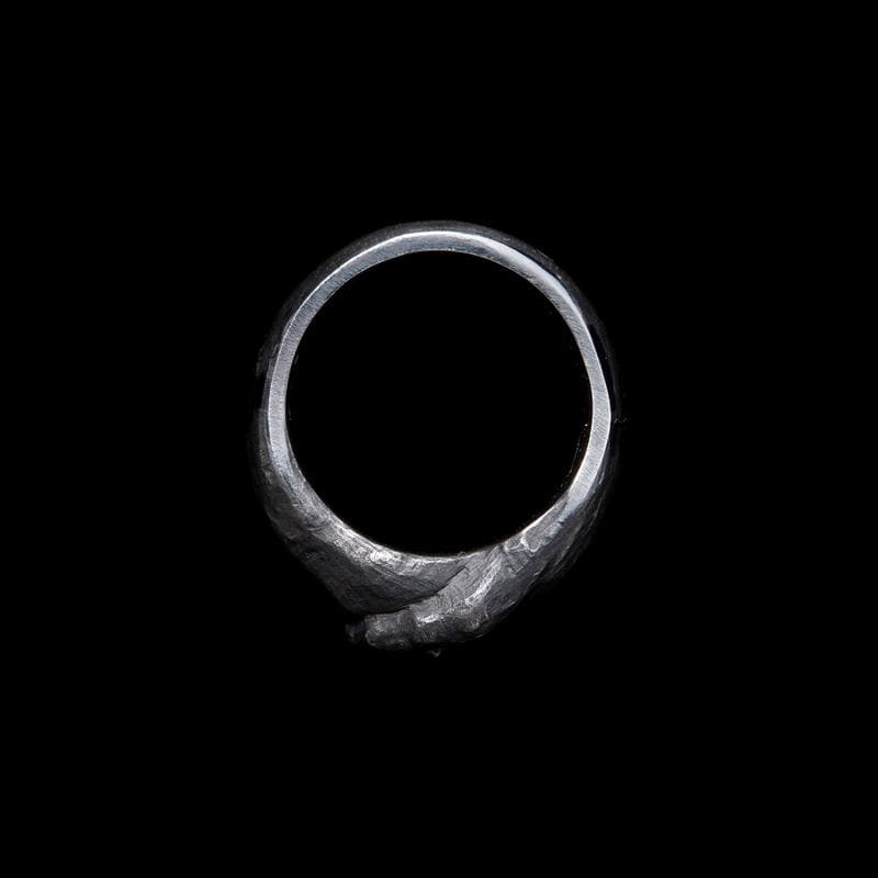 STAINLESS STEEL GOTHIC RETRO HUG MUSCLE RING