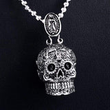 STAINLESS STEEL PENDANT A HIP HOP SKULL MAN STAINLESS STEEL NECKLACE