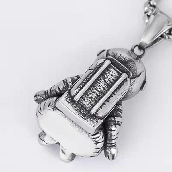 STAINLESS STEEL PENDANT HIPHOP ASTRONAUT STAINLESS STEEL PENDANT