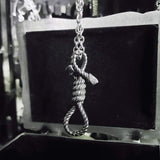 STAINLESS STEEL PENDANT Pendant Only TWISTED HEMP ROPE STAINLESS STEEL PENDANT