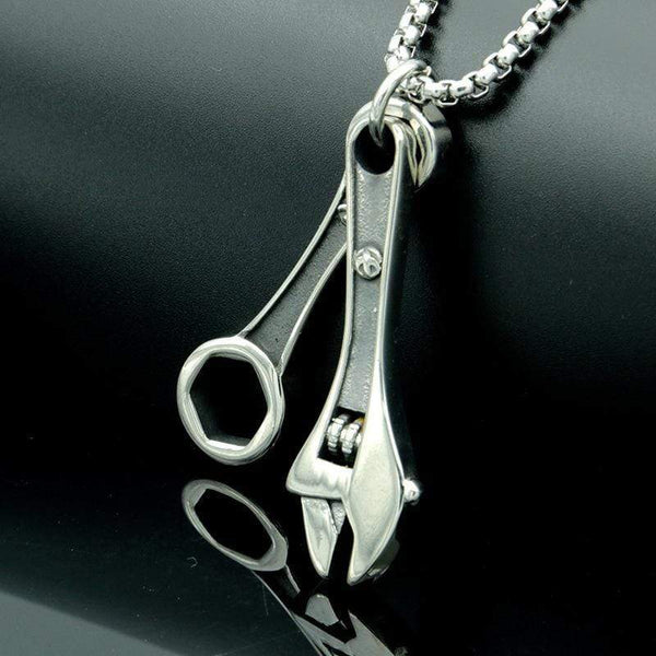 STAINLESS STEEL PENDANT Pendant Only WRENCH STAINLESS STEEL PENDANT