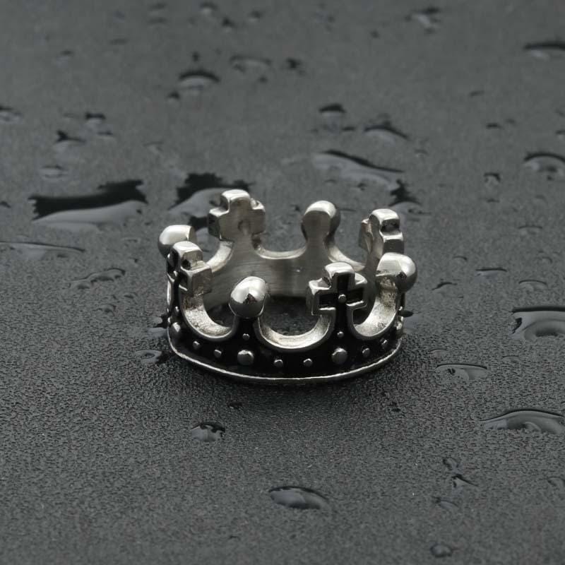 STAINLESS STEEL RING CROWN STAINLESS STEEL RING