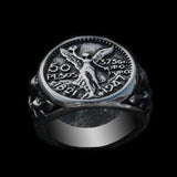 STAINLESS STEEL RING LADY LIBERTY STAINLESS STEEL RING