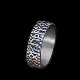 STAINLESS STEEL RING VIKING RUNES STAINLESS STEEL RING