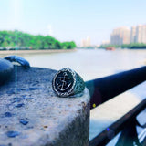 STAINLESS STEEL RING VINTAGE BOAT ANCHOR STAINLESS STEEL RING