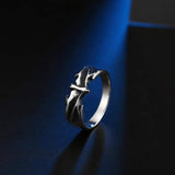 STAINLESS STEEL RING VINTAGE GOTHIC BAT RING